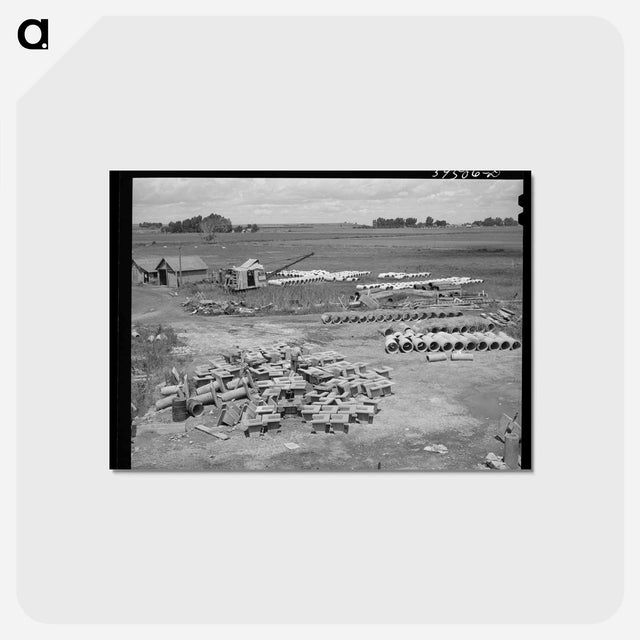 アートポストカード-Irrigation Tile
 - ラッセル リー Postcard.