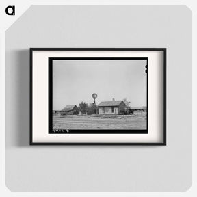 アートポスター-Farmstead, Gray County, Kansas
 - ラッセル リー Poster.