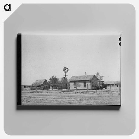 アートパネル-Farmstead, Gray County, Kansas
 - ラッセル リー Canvas.