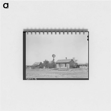 アートメモ帳-Farmstead, Gray County, Kansas
 - ラッセル リー Memo.