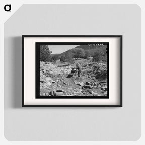アートポスター-Gold Placer Mining
 - ラッセル リー Poster.