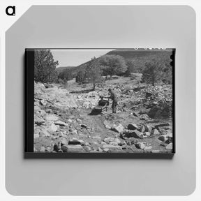アートパネル-Gold Placer Mining
 - ラッセル リー Canvas.
