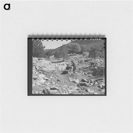 アートメモ帳-Gold Placer Mining
 - ラッセル リー Memo.