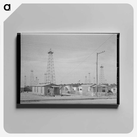 アートパネル-Forest of Oil Derricks
 - ラッセル リー Canvas.