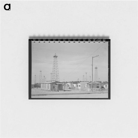アートメモ帳-Forest of Oil Derricks
 - ラッセル リー Memo.
