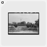 アートポストカード-Seminole Oil Field
 - ラッセル リー Postcard.