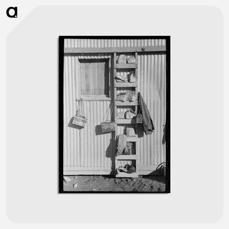 アートポストカード-Shasta Dam Lunch Boxes
 - ラッセル リー Postcard.
