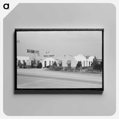 アートパネル-Tourist Courts, Waco
 - ラッセル リー Canvas.