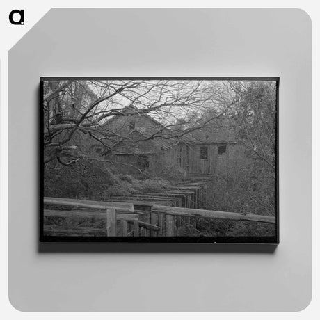 アートパネル-Old Sawmill, Pine Area
 - ラッセル リー Canvas.