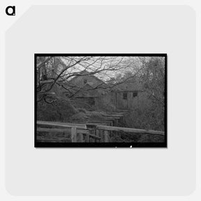 アートポストカード-Old Sawmill, Pine Area
 - ラッセル リー Postcard.