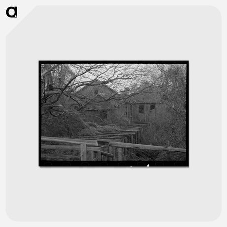アートポストカード-Old Sawmill, Pine Area
 - ラッセル リー Postcard.