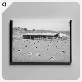 アートパネル-Kids in Shelters
 - ラッセル リー Canvas.