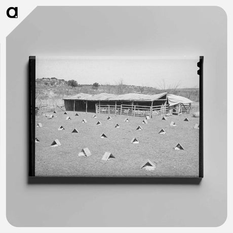 アートパネル-Kids in Shelters
 - ラッセル リー Canvas.