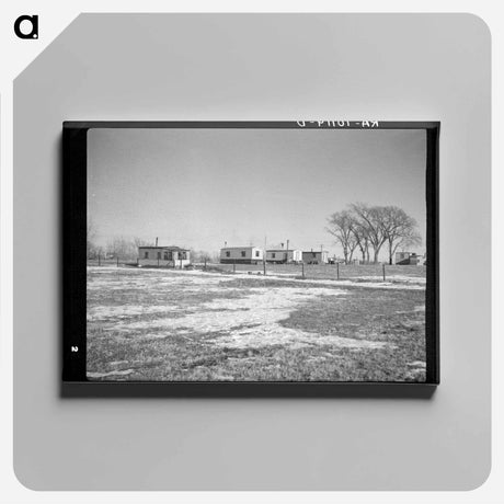 アートパネル-Shantytown near Spencer, Iowa
 - ラッセル リー Canvas.