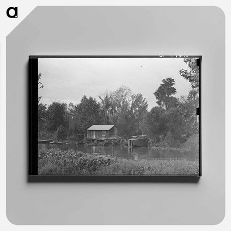 アートパネル-Fisherman's House, Louisiana
 - ラッセル リー Canvas.