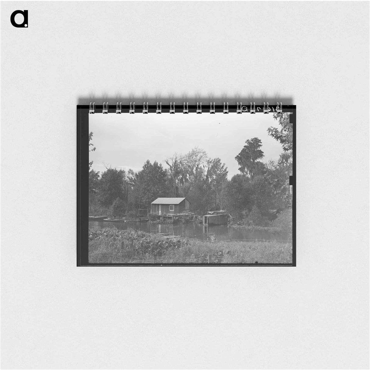アートメモ帳-Fisherman's House, Louisiana
 - ラッセル リー Memo.