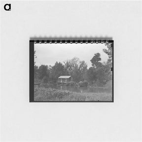 アートメモ帳-Fisherman's House, Louisiana
 - ラッセル リー Memo.