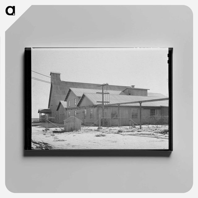 アートパネル-Intercontinental Rubber Producers Factory
 - ラッセル リー Canvas.