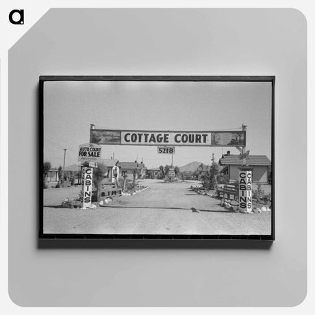アートパネル-Phoenix Tourist Court
 - ラッセル リー Canvas.