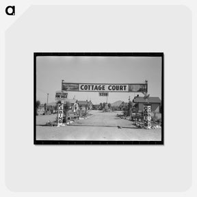 アートポストカード-Phoenix Tourist Court
 - ラッセル リー Postcard.