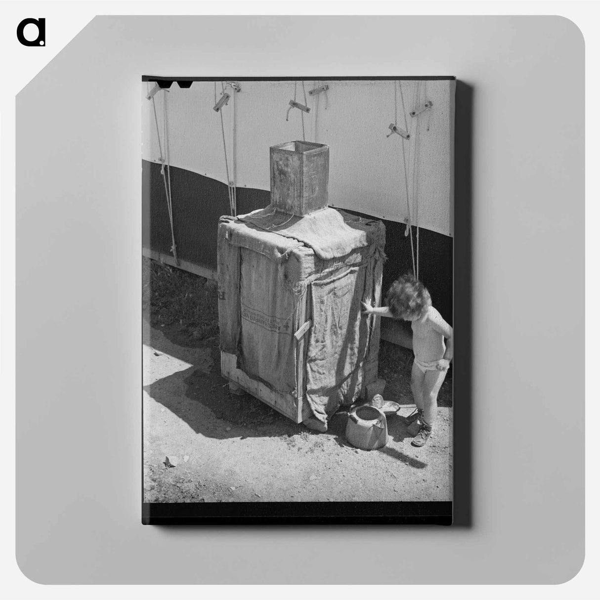 アートパネル-Morman Refrigerator
 - ラッセル リー Canvas.