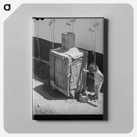 アートパネル-Morman Refrigerator
 - ラッセル リー Canvas.