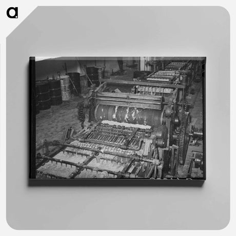 アートパネル-Wool Scouring Machine
 - ラッセル リー Canvas.
