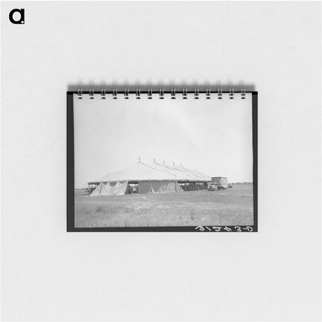 アートメモ帳-Tent of Lasses-White Traveling Circus
 - ラッセル リー Memo.