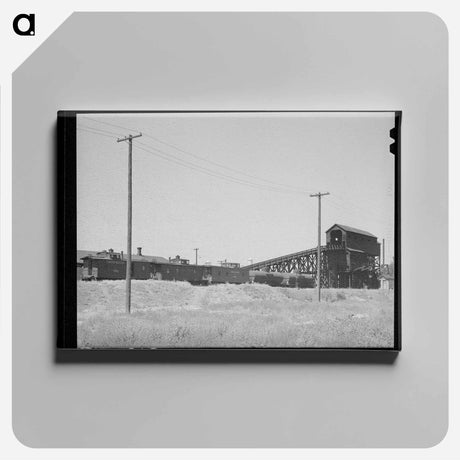 アートパネル-Coaling Station, Nampa, Idaho
 - ラッセル リー Canvas.