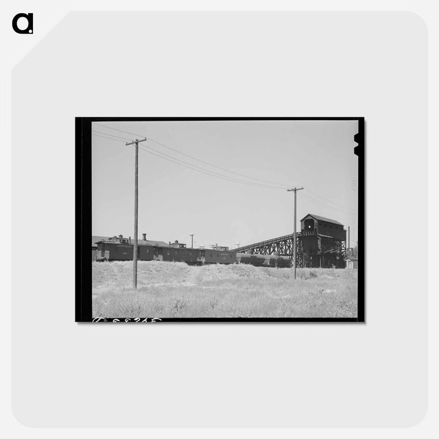アートポストカード-Coaling Station, Nampa, Idaho
 - ラッセル リー Postcard.