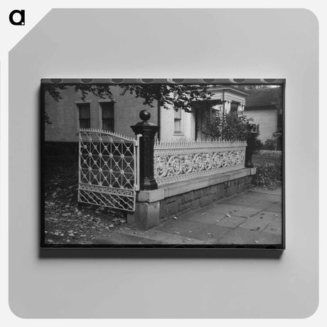 アートパネル-Iron Grill Work, Meriden
 - ラッセル リー Canvas.
