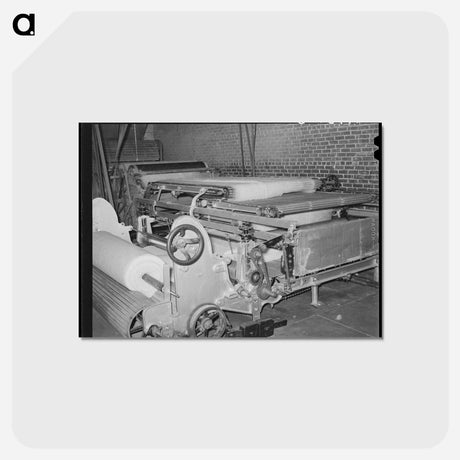 アートポストカード-Cotton Bat Machine
 - ラッセル リー Postcard.