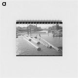 アートメモ帳-Lumberjack's Log Raft
 - ラッセル リー Memo.