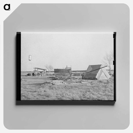 アートパネル-El Indio Labor Camp
 - ラッセル リー Canvas.