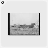 アートポストカード-El Indio Labor Camp
 - ラッセル リー Postcard.