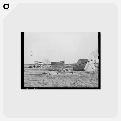 アートポストカード-El Indio Labor Camp
 - ラッセル リー Postcard.