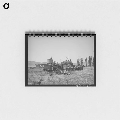 アートメモ帳-Horse-Powered Combine
 - ラッセル リー Memo.
