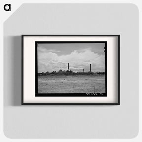 アートポスター-Copper Smelter at Douglas
 - ラッセル リー Poster.