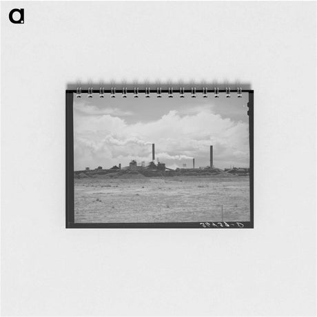 アートメモ帳-Copper Smelter at Douglas
 - ラッセル リー Memo.