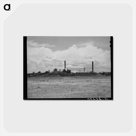 アートポストカード-Copper Smelter at Douglas
 - ラッセル リー Postcard.