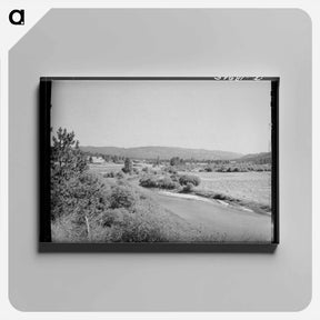 アートパネル-Garden Valley Scene
 - ラッセル リー Canvas.