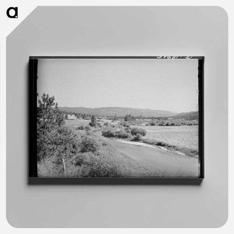 アートパネル-Garden Valley Scene
 - ラッセル リー Canvas.