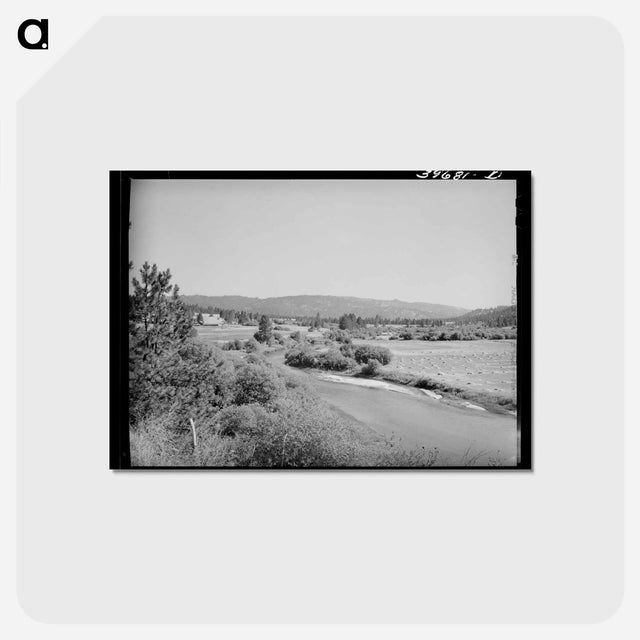 アートポストカード-Garden Valley Scene
 - ラッセル リー Postcard.