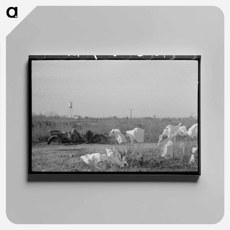 アートパネル-Laundry on Mesquite
 - ラッセル リー Canvas.