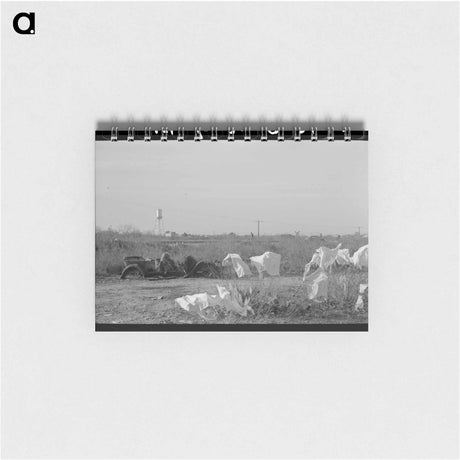 アートメモ帳-Laundry on Mesquite
 - ラッセル リー Memo.
