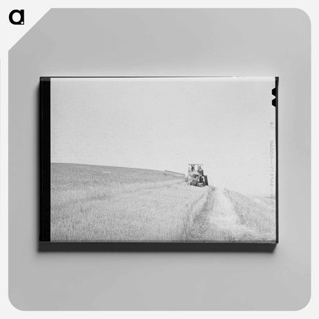 アートパネル-Whitman County Combine
 - ラッセル リー Canvas.