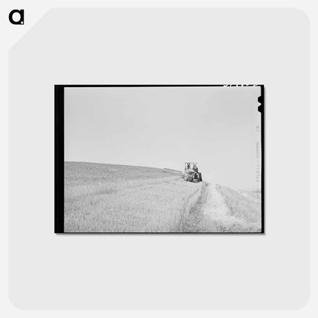 アートポストカード-Whitman County Combine
 - ラッセル リー Postcard.