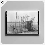 アートパネル-Chicken Shed, Transylvania
 - ラッセル リー Canvas.