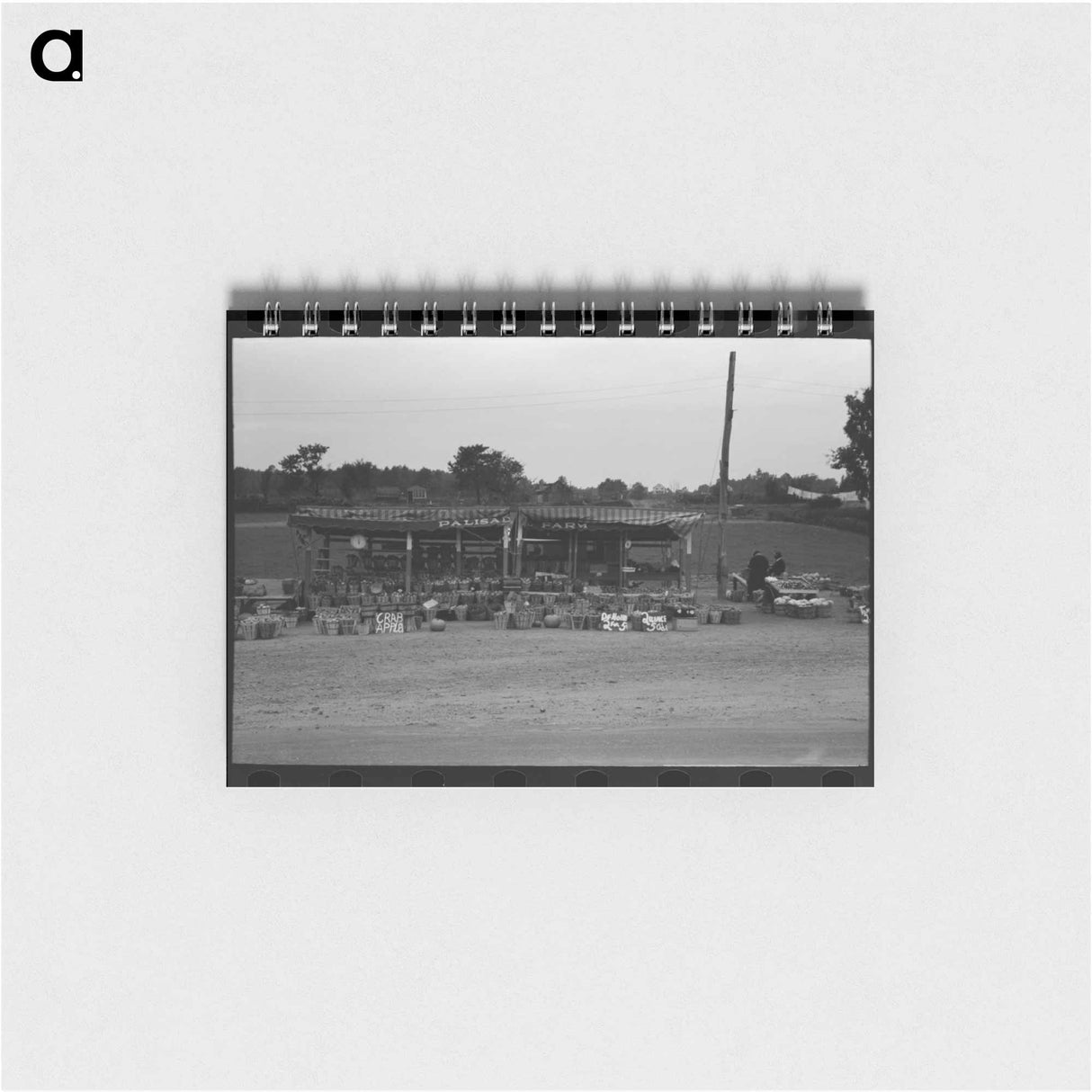 アートメモ帳-Roadside Vegetables, Connecticut
 - ラッセル リー Memo.