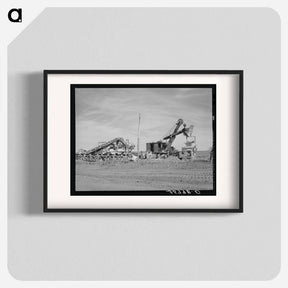 アートポスター-Road Construction in Gaines County
 - ラッセル リー Poster.